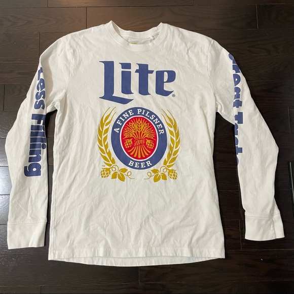 Miller Lite Longsleeve Tee Size Medium - Picture 2 of 2